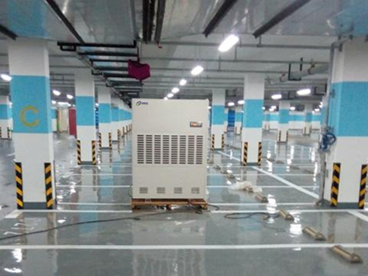 地下車庫環氧地坪除濕機