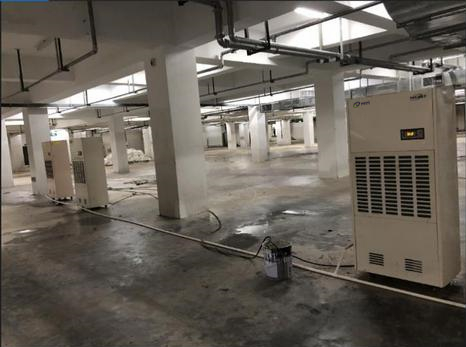 地下車庫環氧地坪除濕機